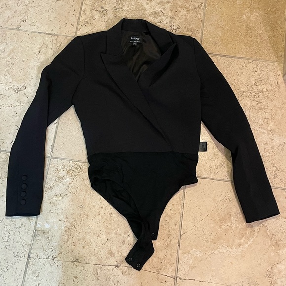 WORN 1x Bardot Blazer Bodysuit - Picture 4 of 4